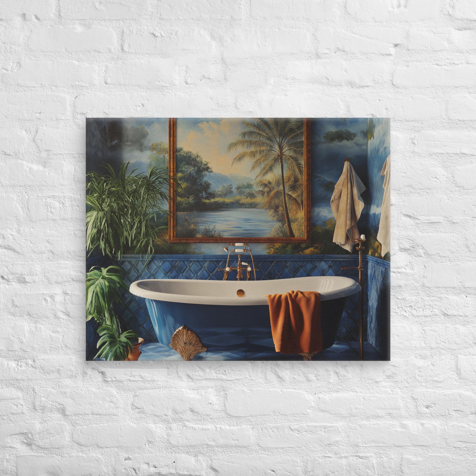 Tropical Oasis Retreat Canvas 22
