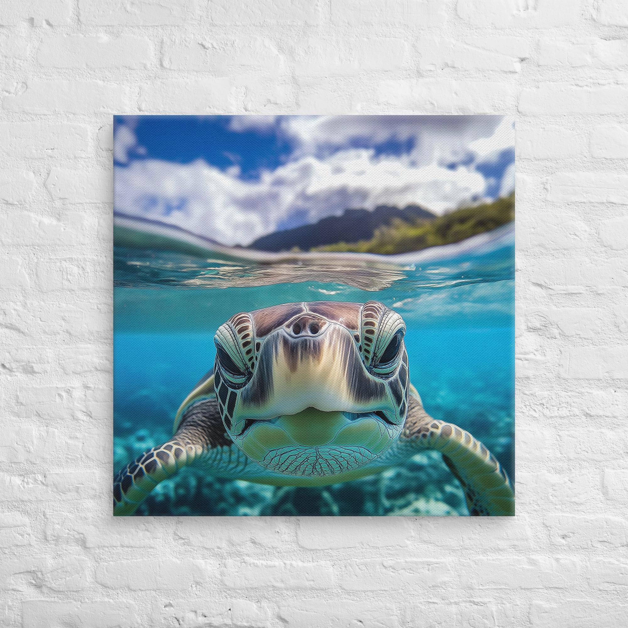 Island Encounter Sea Turtle Canvas 29