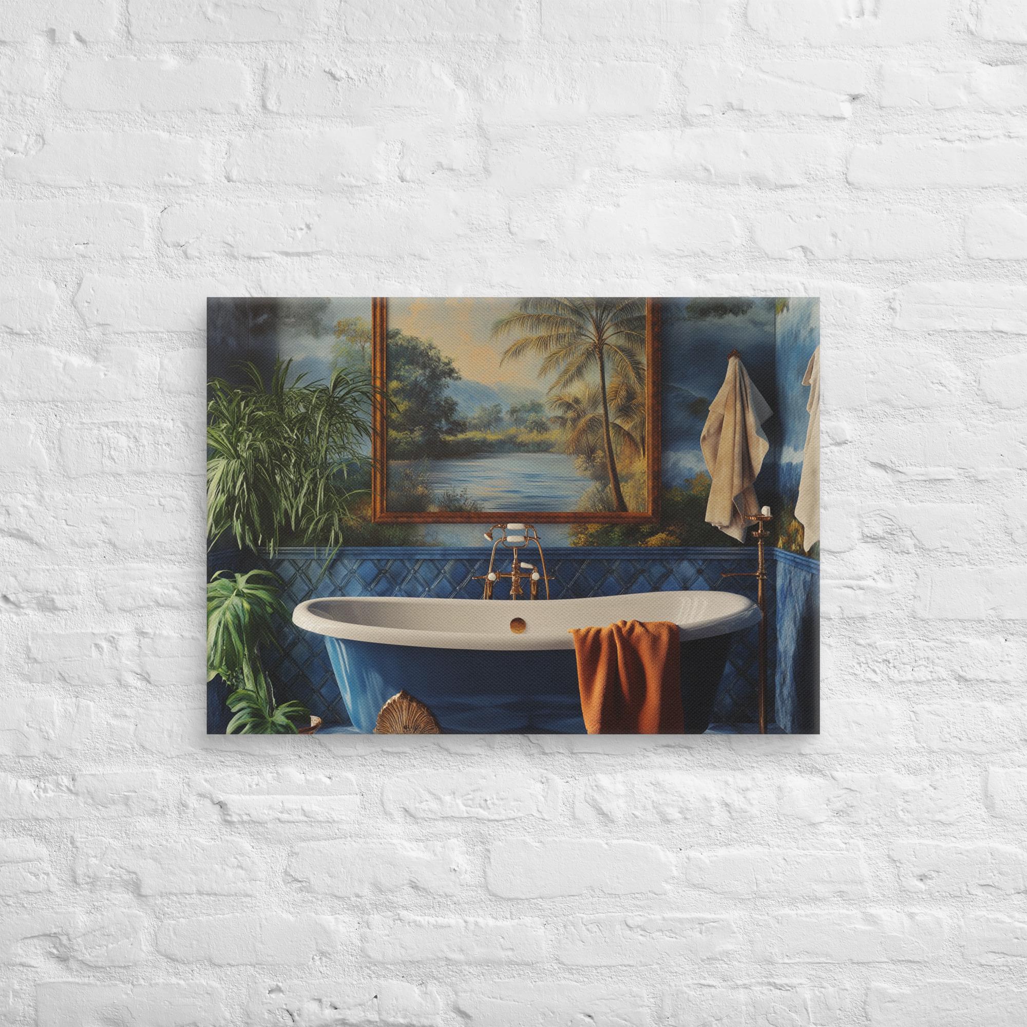 Tropical Oasis Retreat Canvas 17