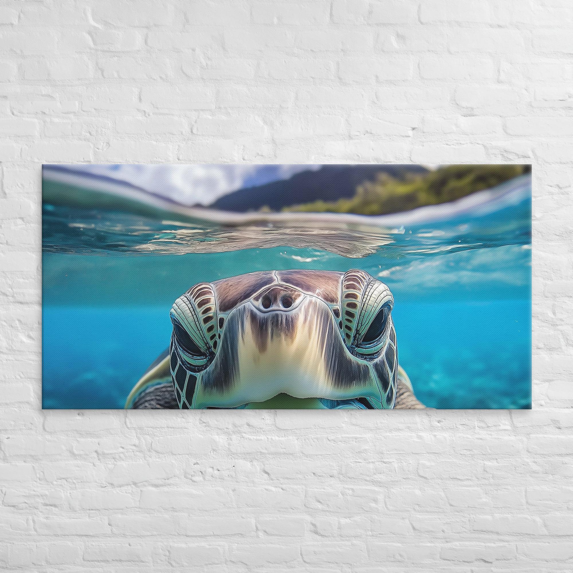 Island Encounter Sea Turtle Canvas 31