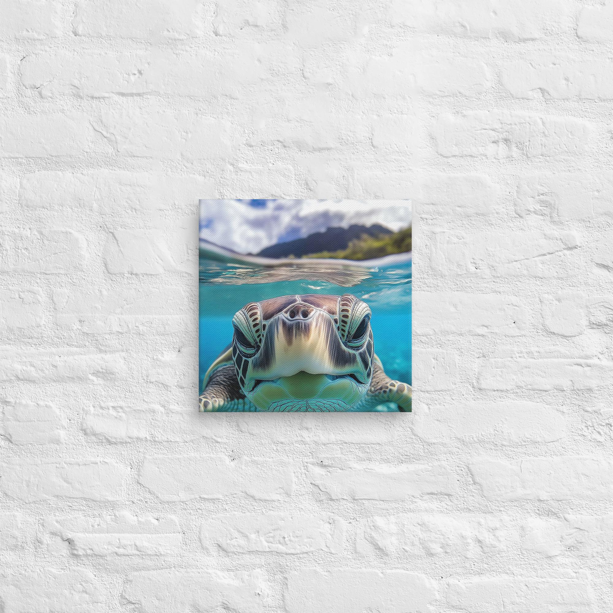 Island Encounter Sea Turtle Canvas 41