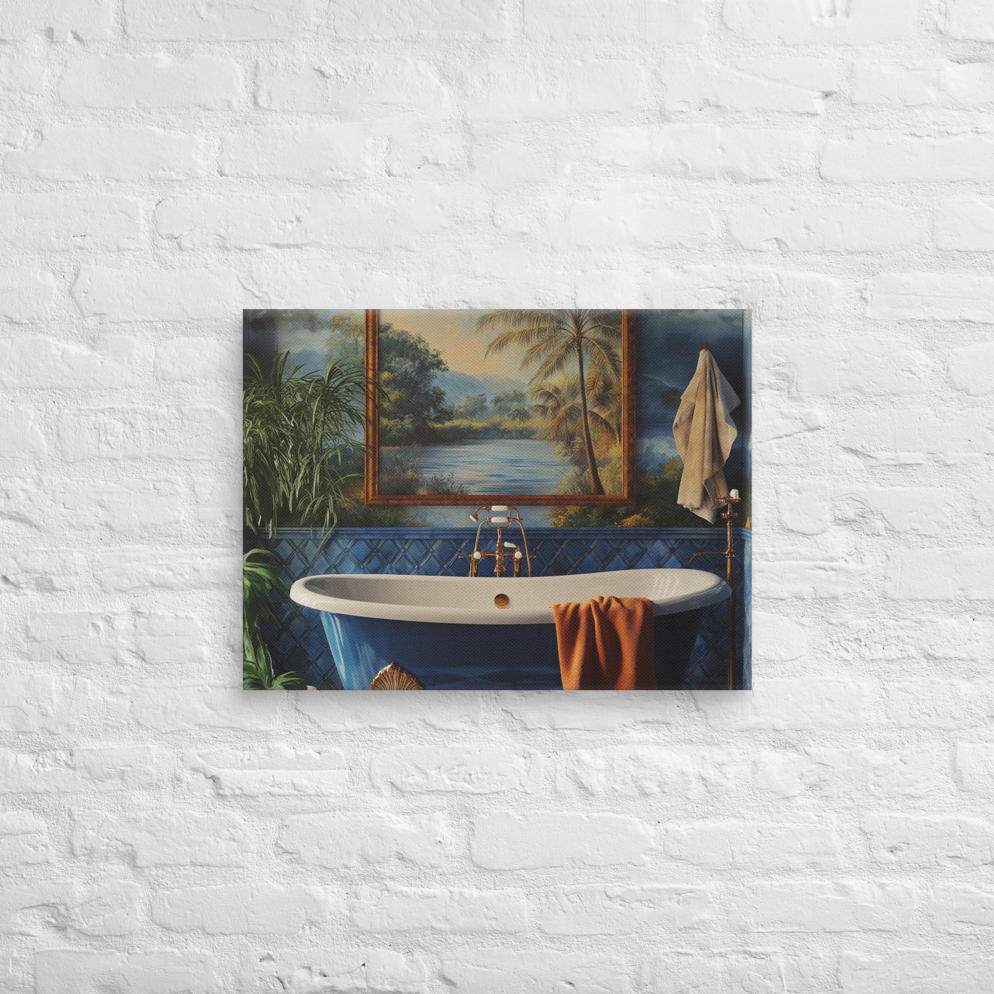 Tropical Oasis Retreat Canvas 45