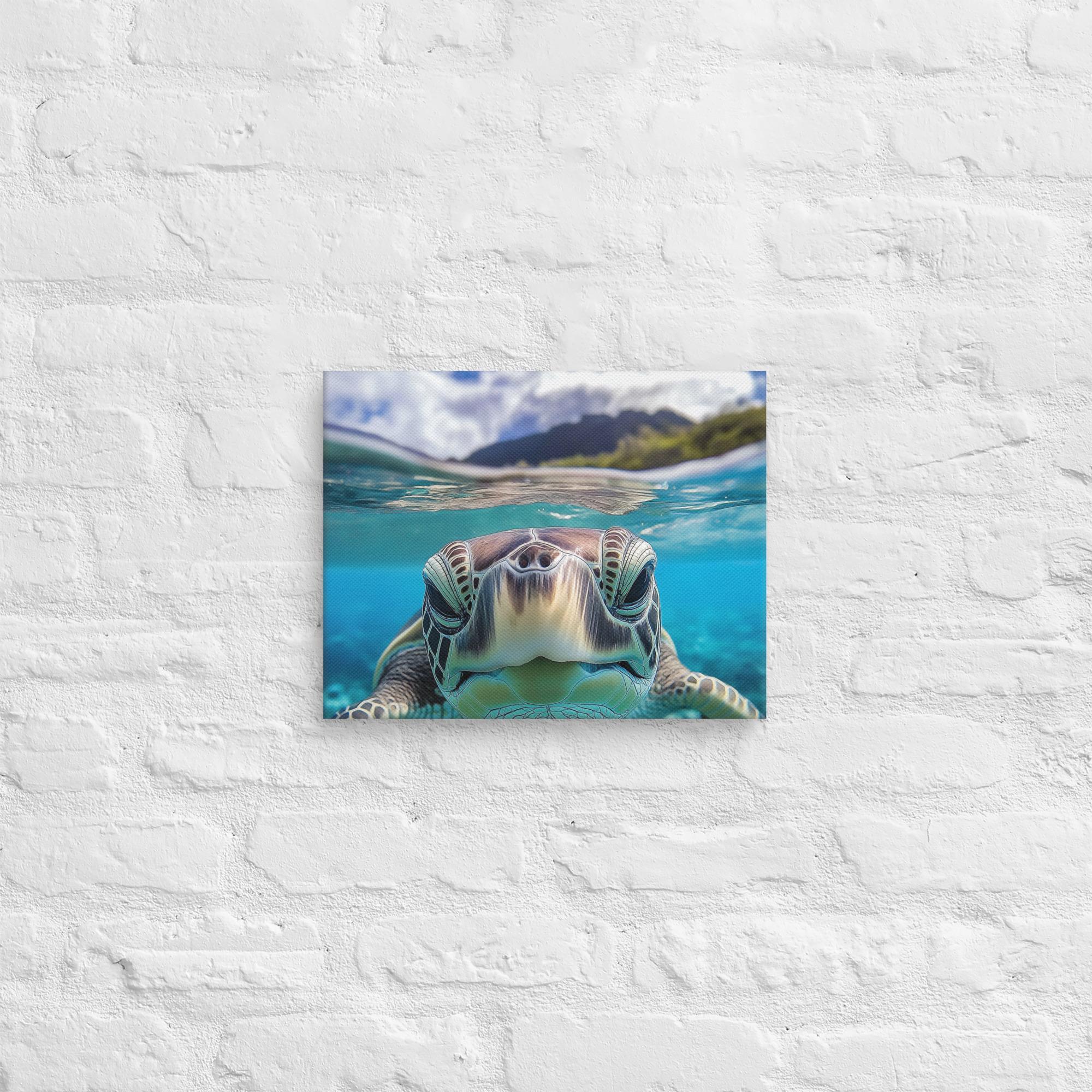 Island Encounter Sea Turtle Canvas 5