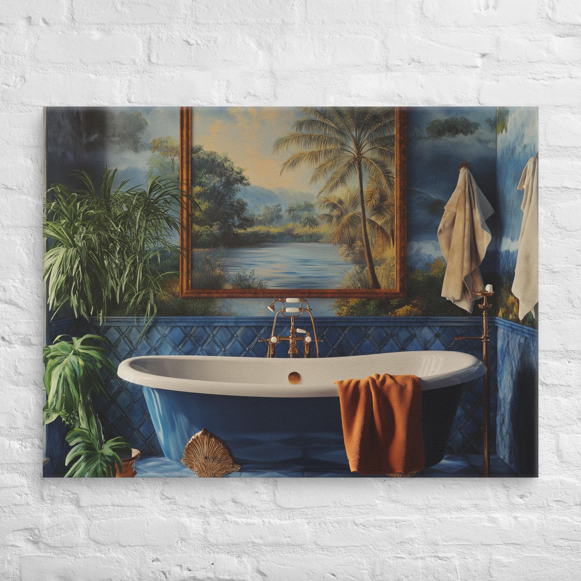 Tropical Oasis Retreat Canvas 30