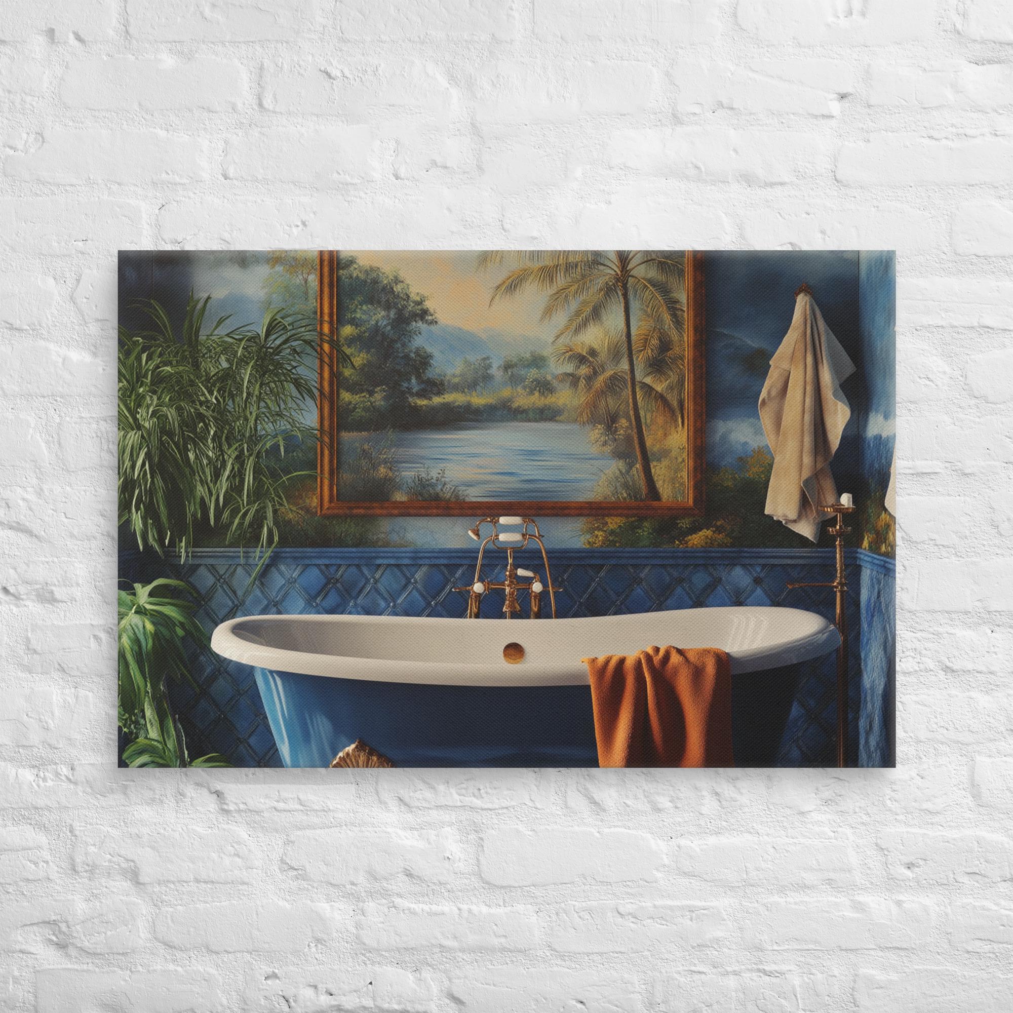 Tropical Oasis Retreat Canvas 46