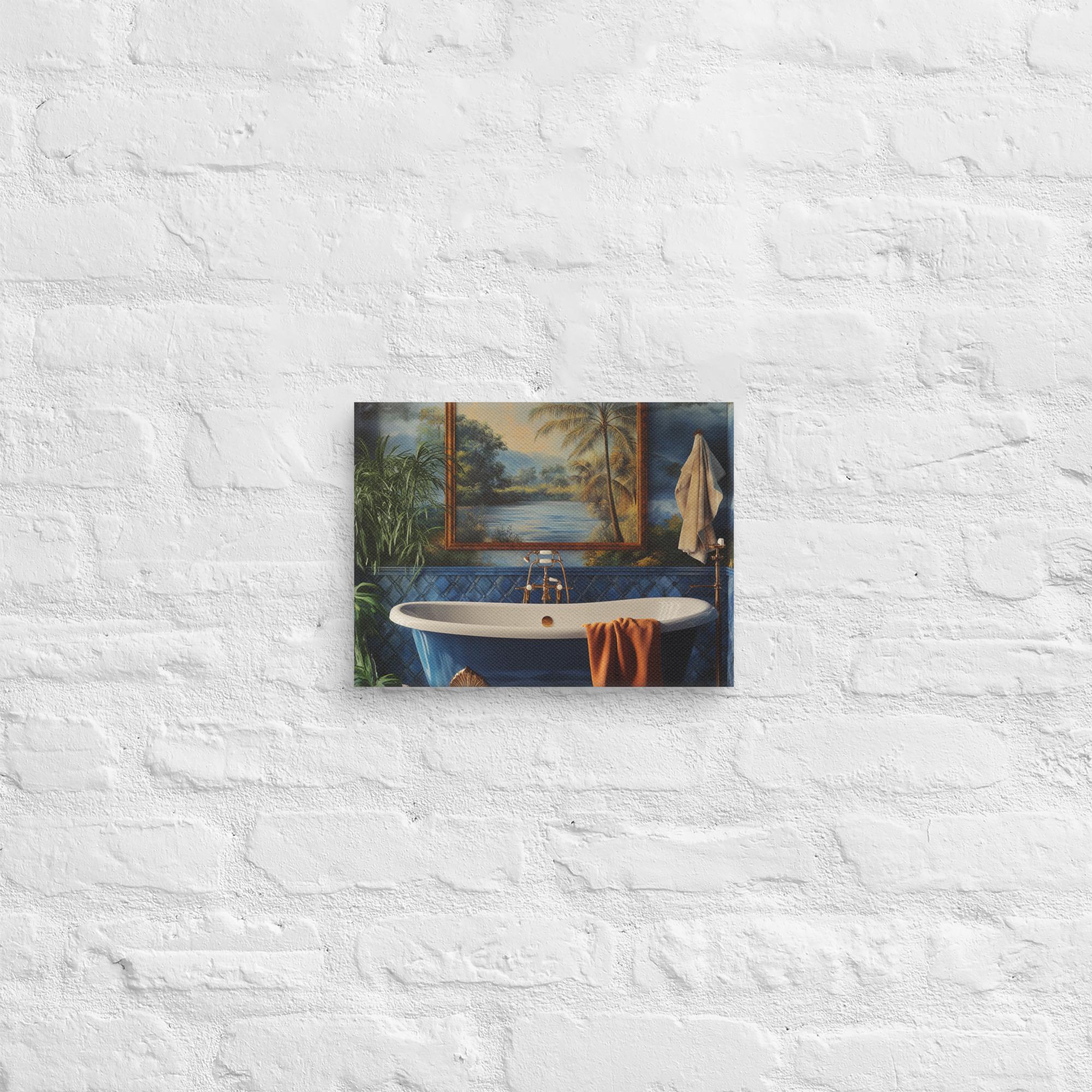Tropical Oasis Retreat Canvas 40
