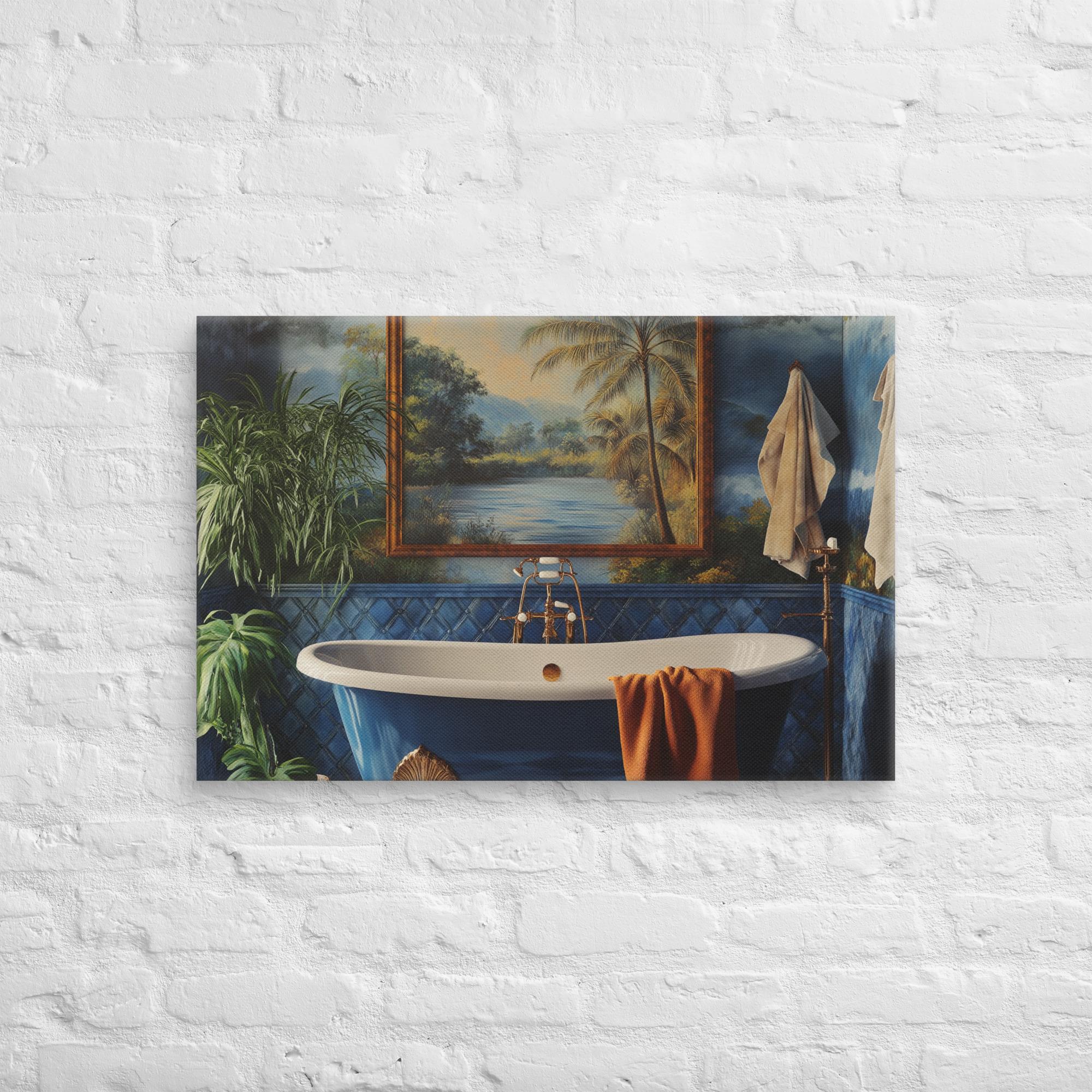 Tropical Oasis Retreat Canvas 18